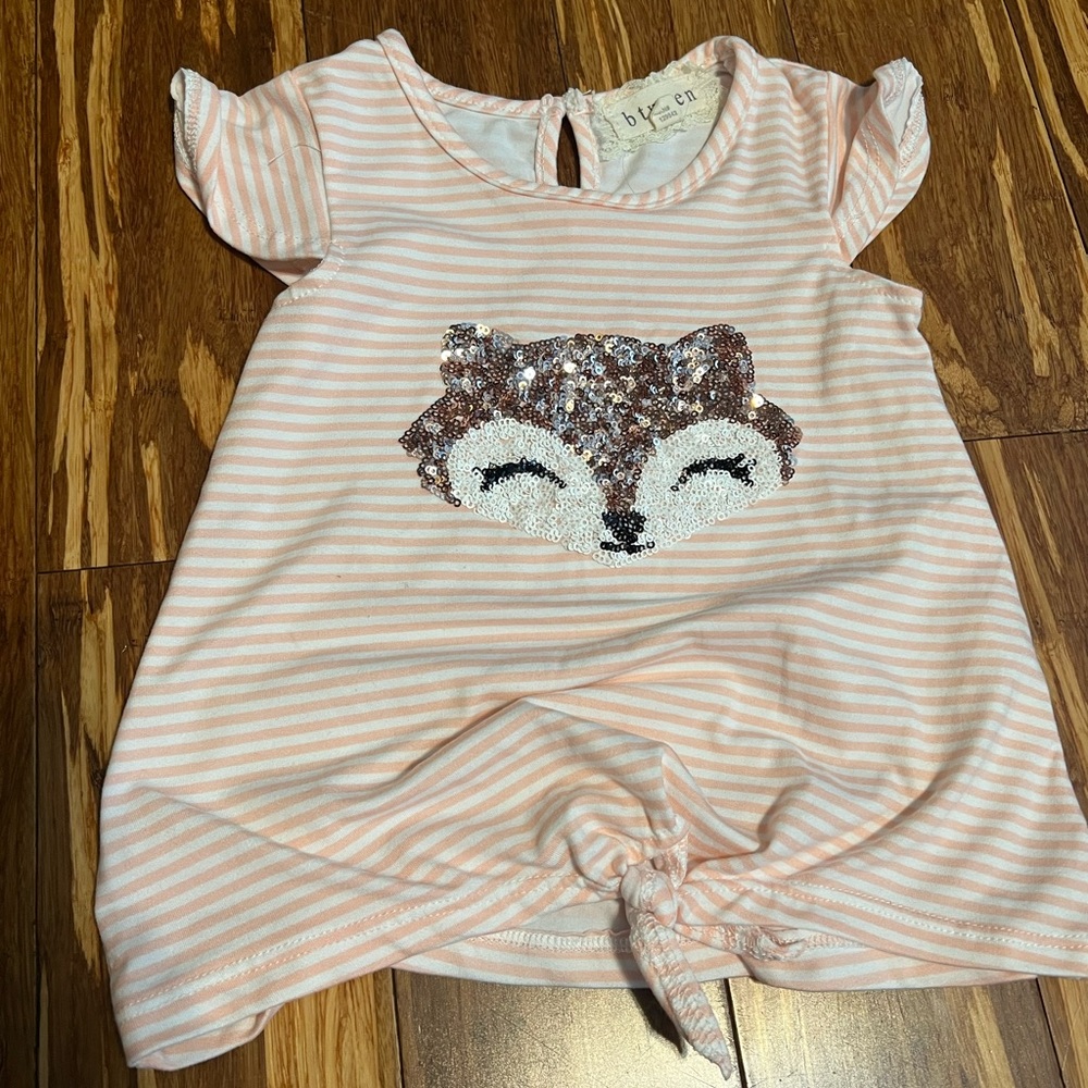 btween Pink and Cream Lace Detail Top bling